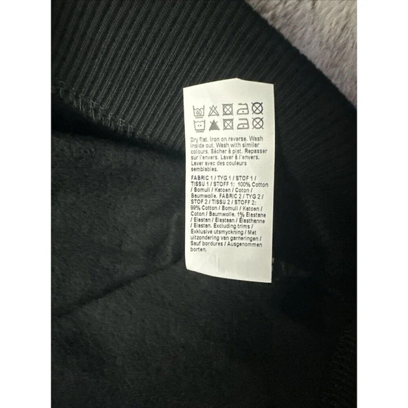 River island Sweatshirt black With Sequins Paris-themed Size S New - Picture 12 of 15